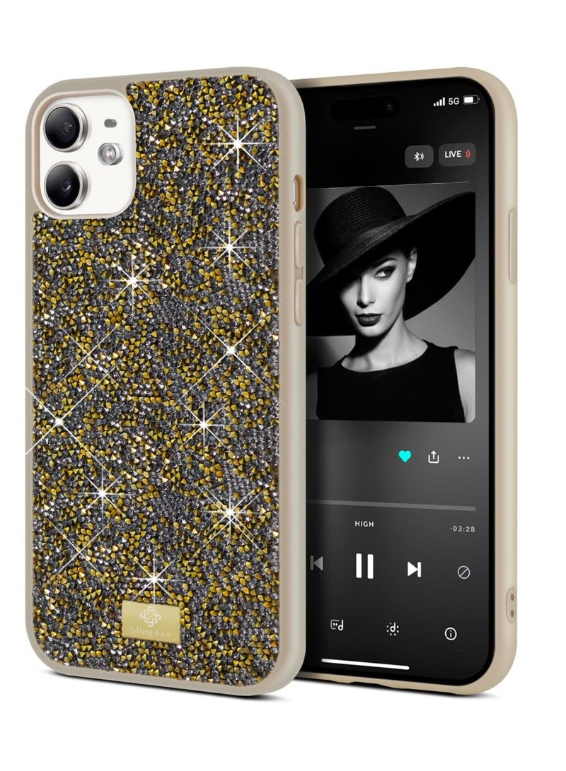 سواروفسكي Pro Case Glitter, Sparkle Diamond Crystal Bling Case with Bling, Ultra Thin Lightweight Full BodCase For iPhone 12/ iPhone 12pro Shockproof Anti-Scratch Protective Cover - Image 1